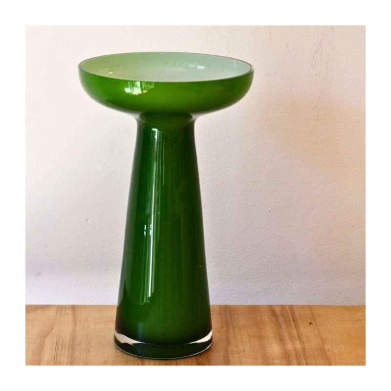 Vase en verre vintage