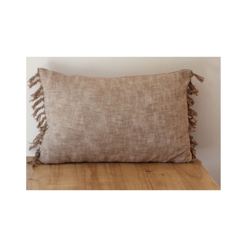 Coussins en coton beige